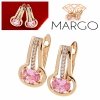 exclusive swarovski gold-plated earrings